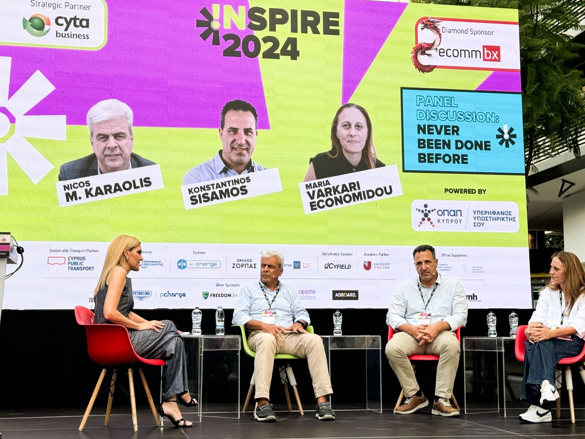 Inspire Festival 2024: Our CEO Nick M. Karaolis at the Pioneer Stage - Never Done Before in Cyprus!