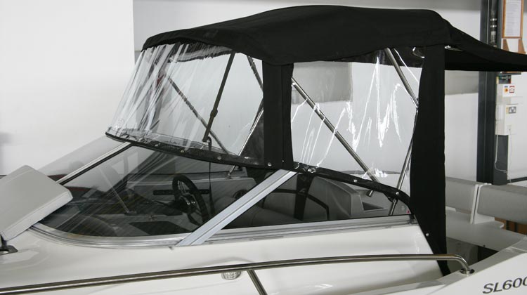 Bimini forward and side weather covers